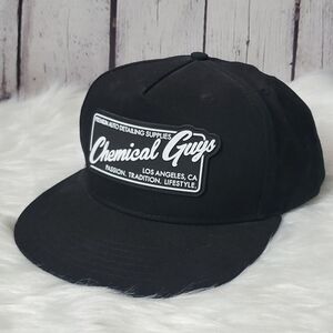 Chemical Guys Los Angeles California Auto Hotrod Flatbill Snapback Hat Cotton